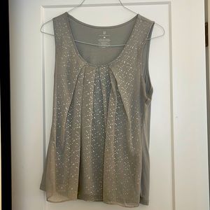 NY&C gray tank with silver accents